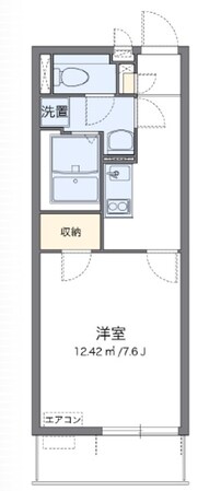 クレイノウィステリアの物件間取画像